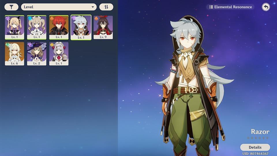 Genshin Impact Starter Account Ar7 Diluc Razor Fischl Noelle Barbara Asia Server Video Gaming Others On Carousell