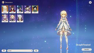 Genshin Impact Venti Filsch Razor Account