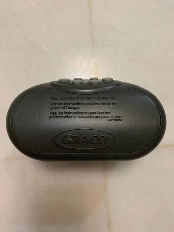 Graco Pack N Play Gray Soother Clip On Music Box Sound Machine
