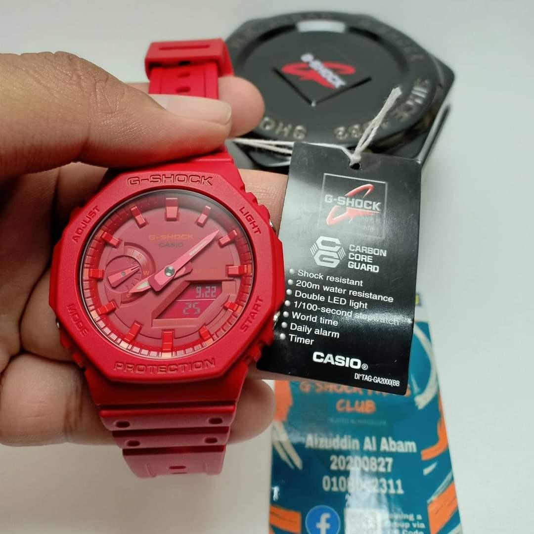 G shock tmj red clearance