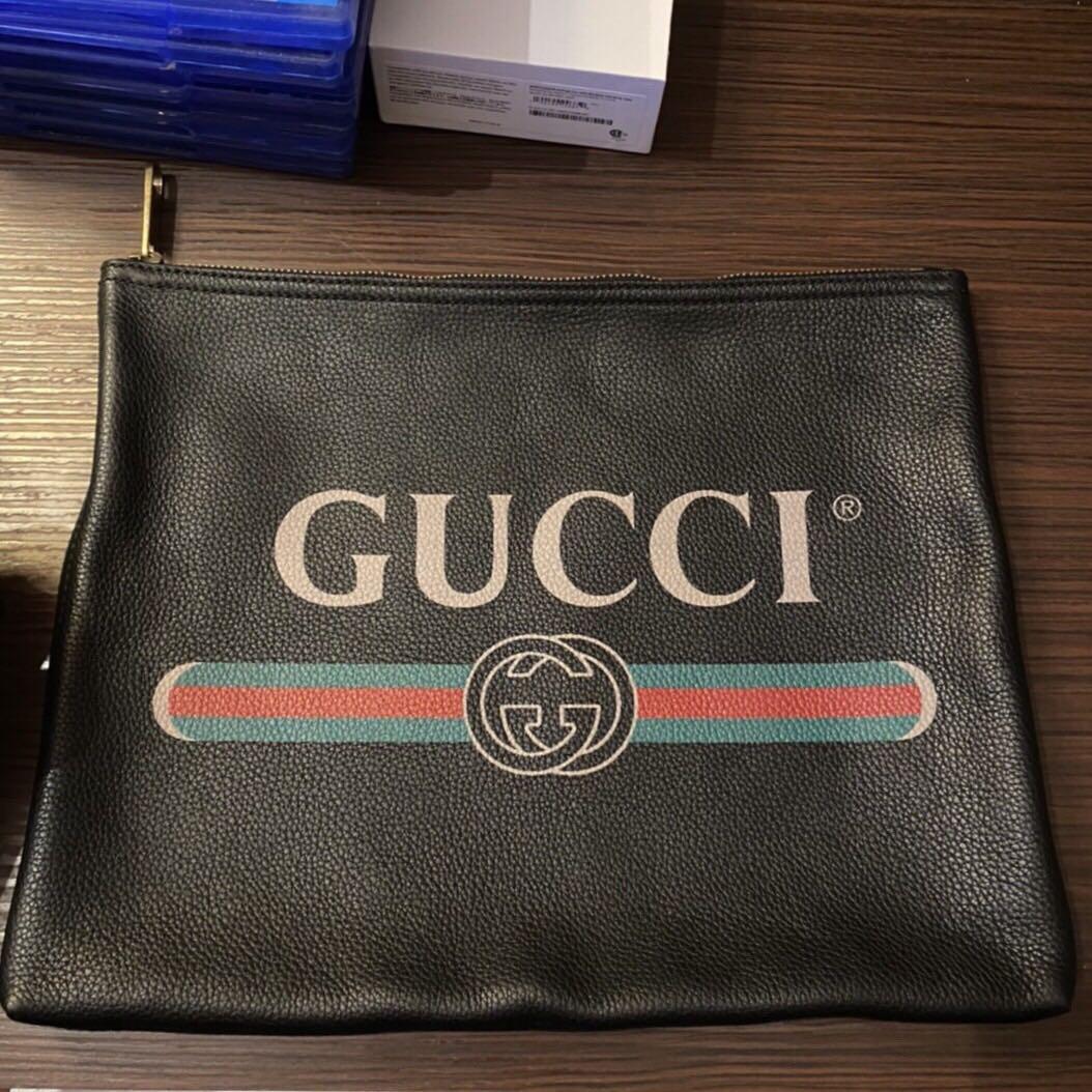Gucci logo Clutch