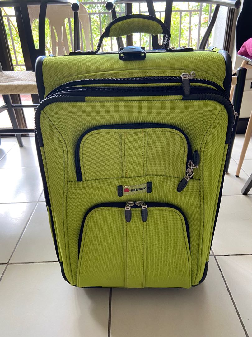 Delsey green luggage Clearance