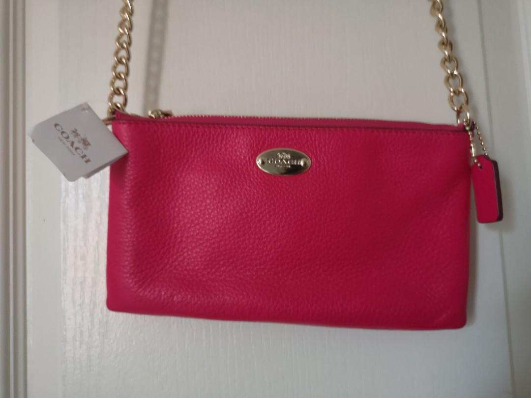 hot pink coach purse, Women's Fashion, Bags & Wallets on Carousell