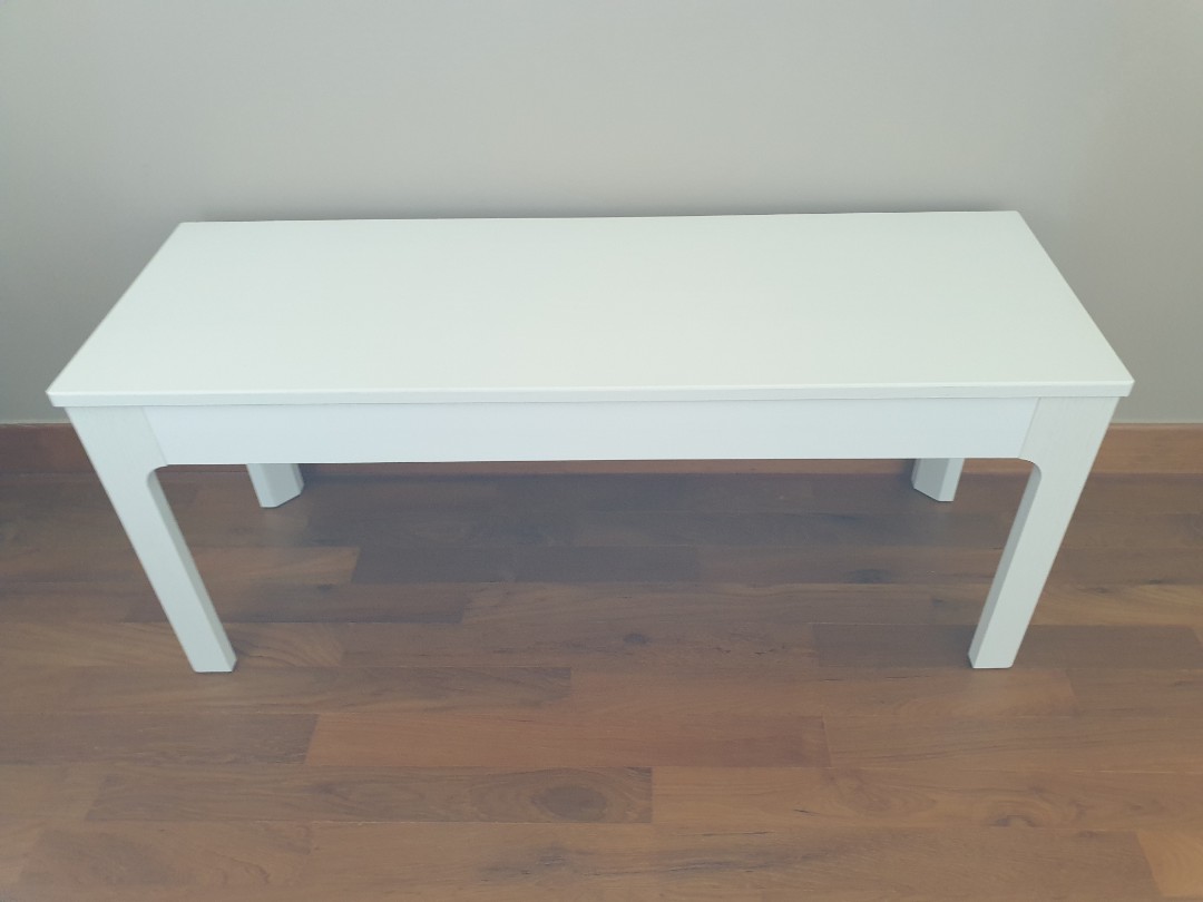 Ikea ekedalen new arrivals bench white