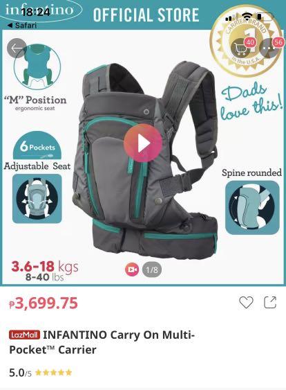 infantino multi pocket carrier