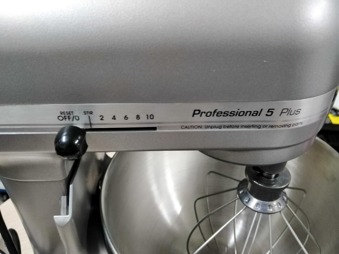 KitchenAid - Professional 5 Plus Series 5 Quart Bowl-Lift Stand Mixer - KV25G0XSL - Silver