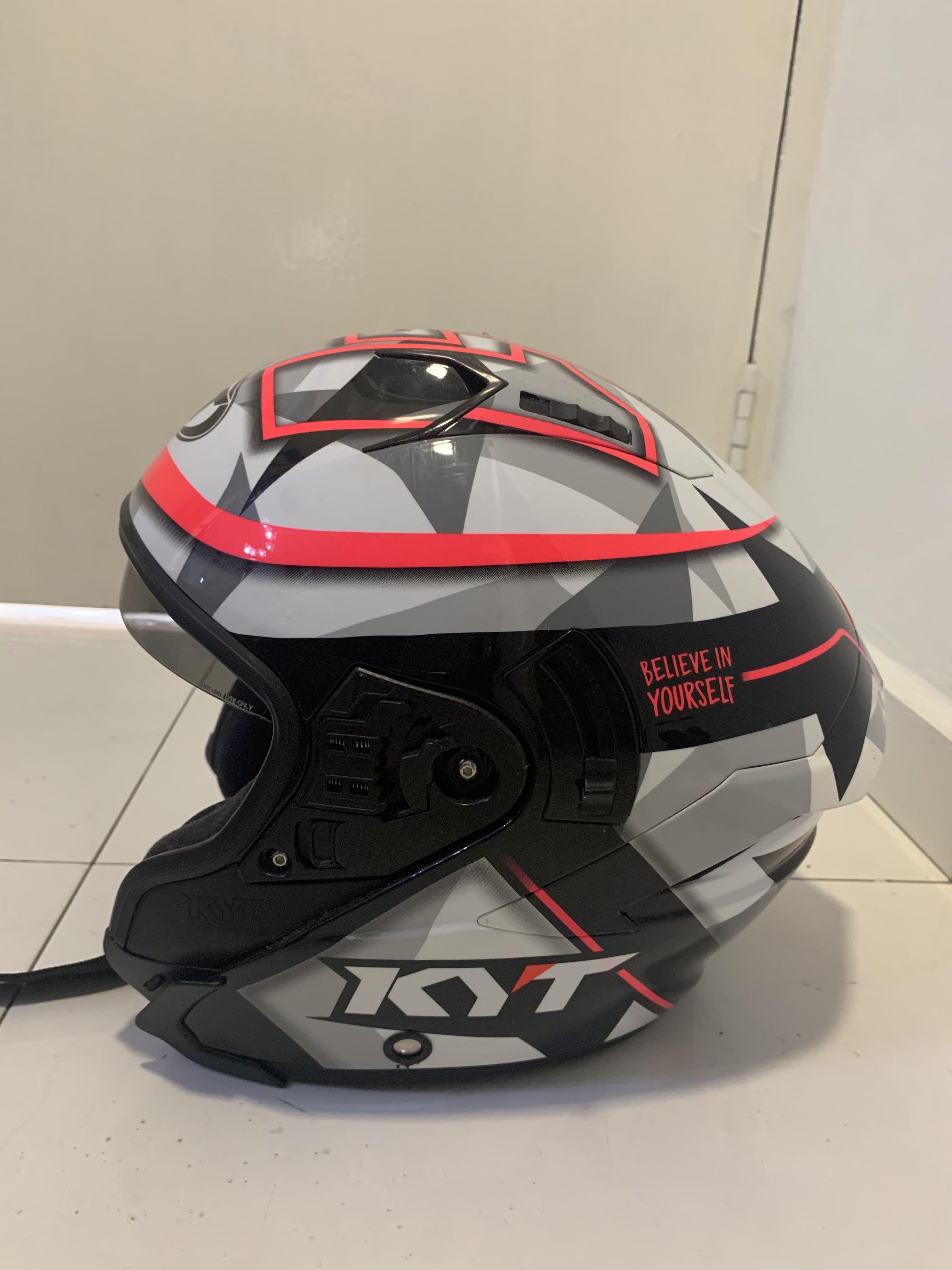 KYT NF-J Helmet in Pink , Motorcycles, Motorcycle Accessories on Carousell