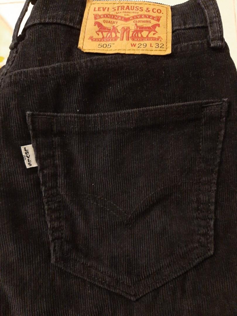 Levis 505 shop corduroy