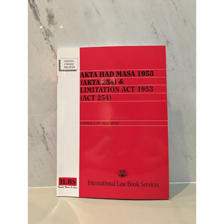 Limitation Act 1953 Act 254 Books Stationery Books On Carousell