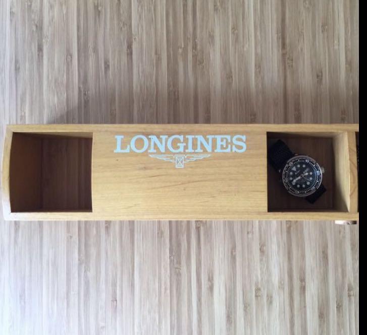 Longines Legend Diver Hydroconquest Watch Shop Front Window Display ...