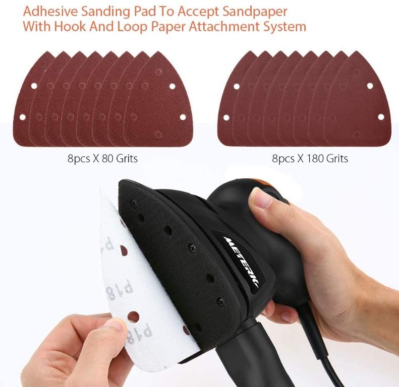 Meterk TS002 Mouse Sander Random Orbital Sander 125W 13500RPM Mouse