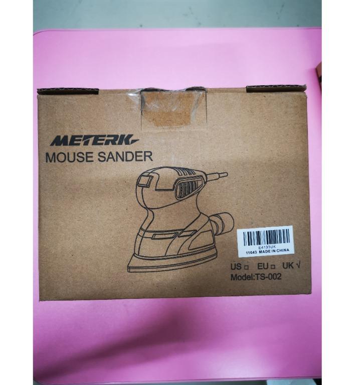 Meterk TS002 Mouse Sander Random Orbital Sander 125W 13500RPM Mouse