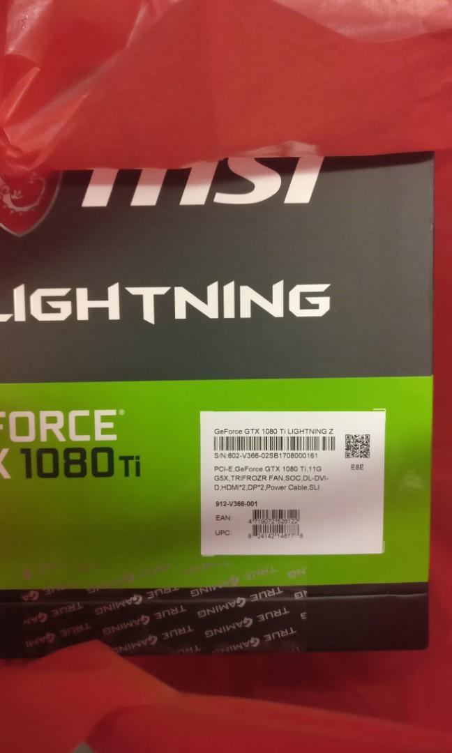 Geforce gtx 1080 discount ti lightning z