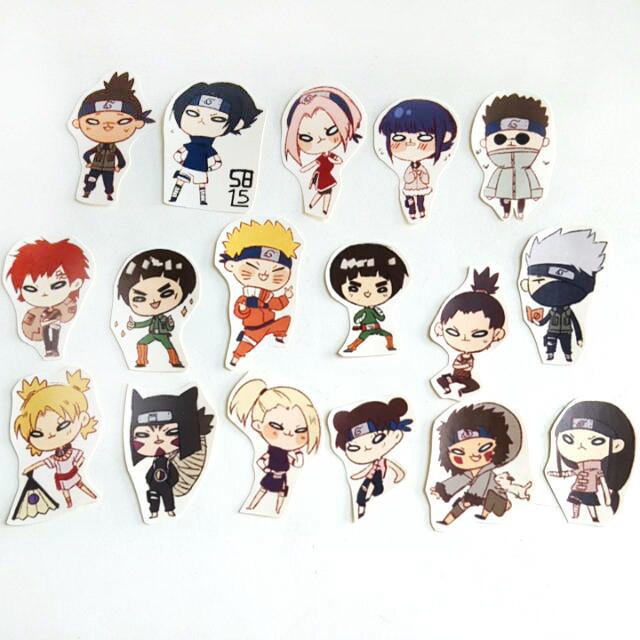 Naruto Stickers, Hobbies & Toys, Stationery & Craft, Art & Prints on Carousell