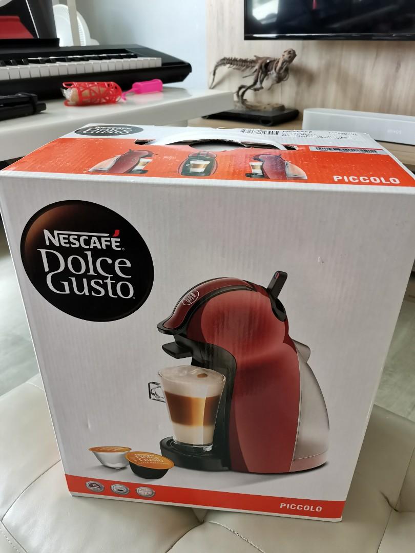 Nescafe Dolce Gusto Piccolo (Cherry Red) Coffee Machine, TV & Home