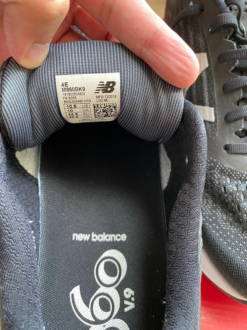 New balance m860bk9 new arrivals