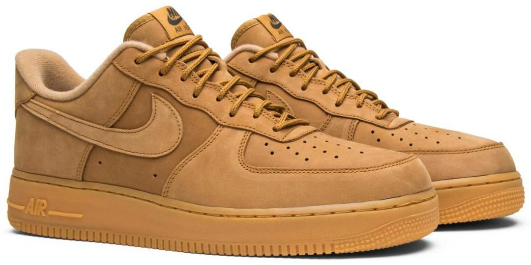 wheat air force 1 size 9