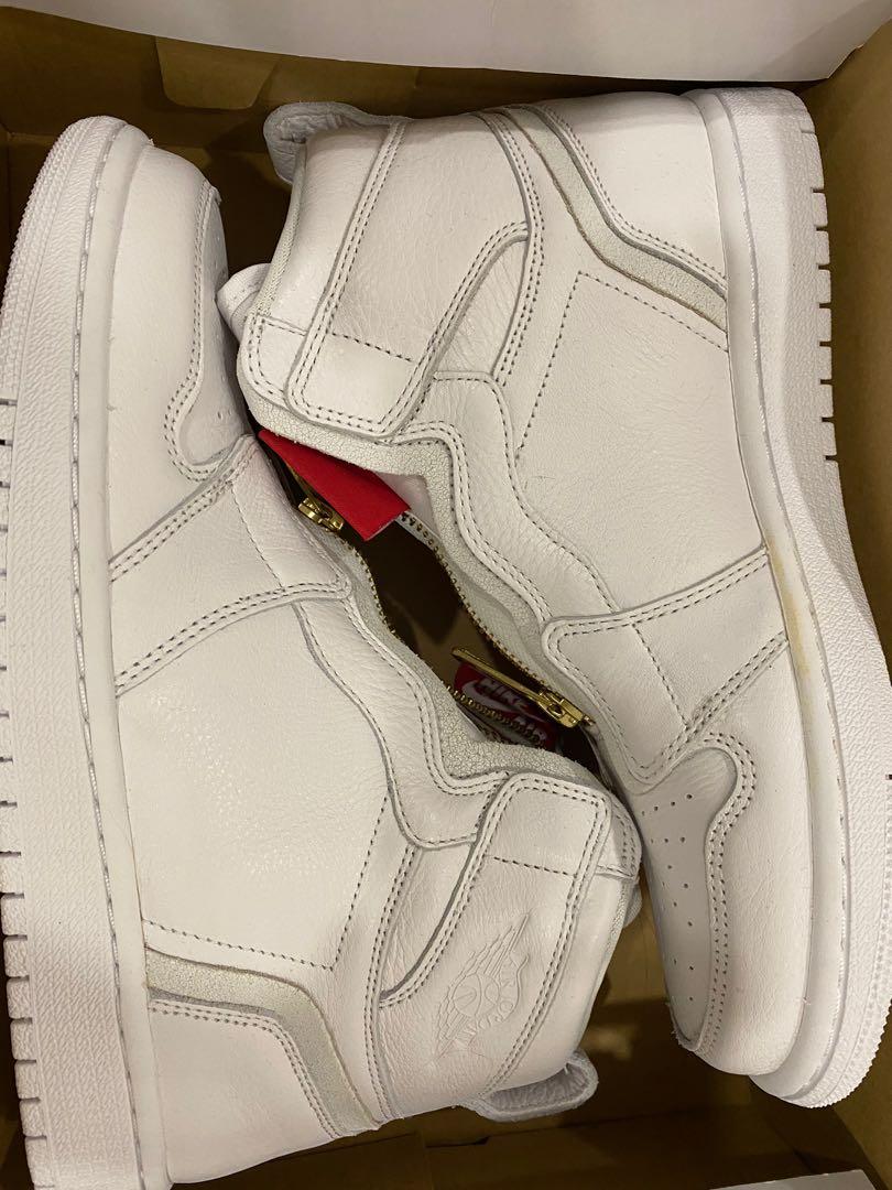 Jordan 1 high zip white new arrivals