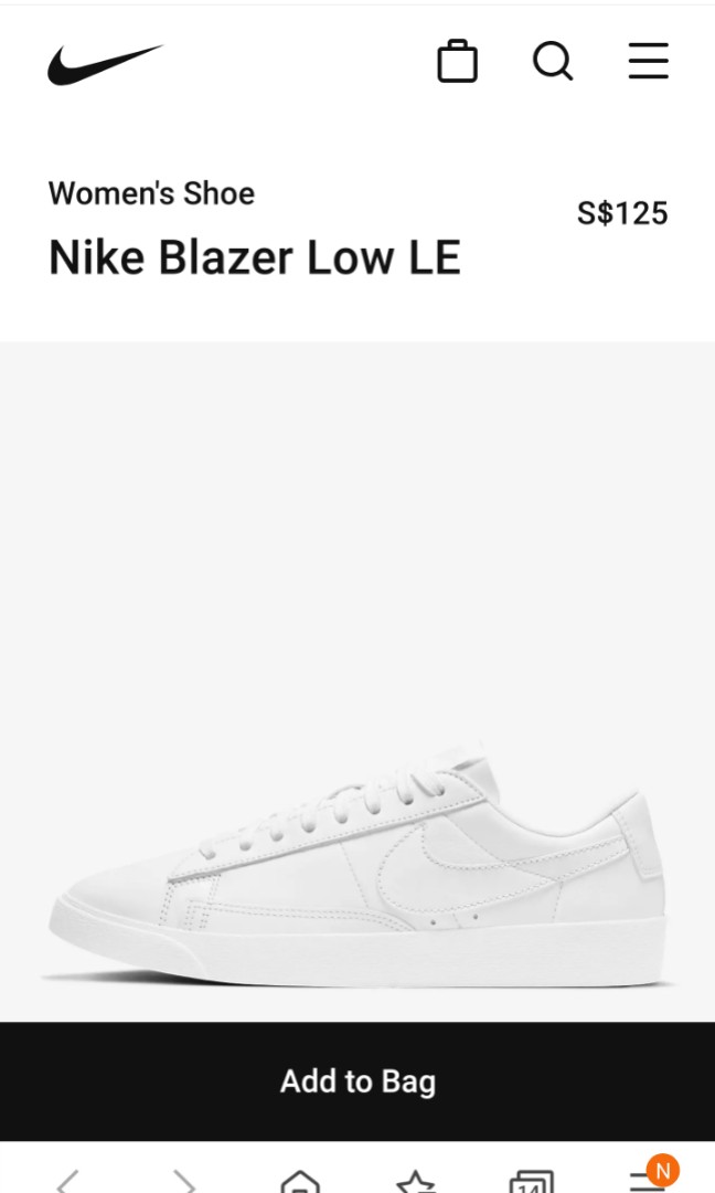 nike blazer low le sneaker