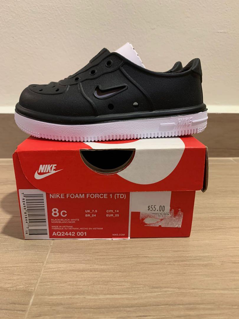 Nike Foam Force 1 toddler shoe/sandals 