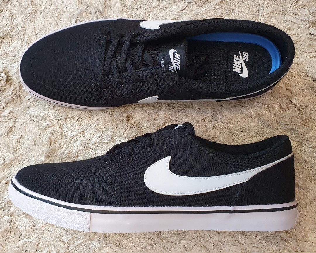 Nike SB Portmore Solar Canvas size 12 US for men. Before: 3500, Men's Footwear, on Carousell