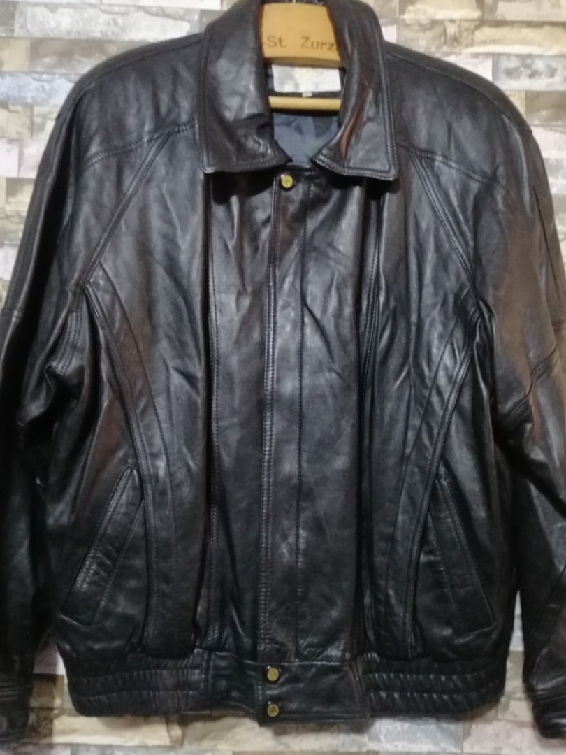 Perfetto Italian leather jacket on Carousell