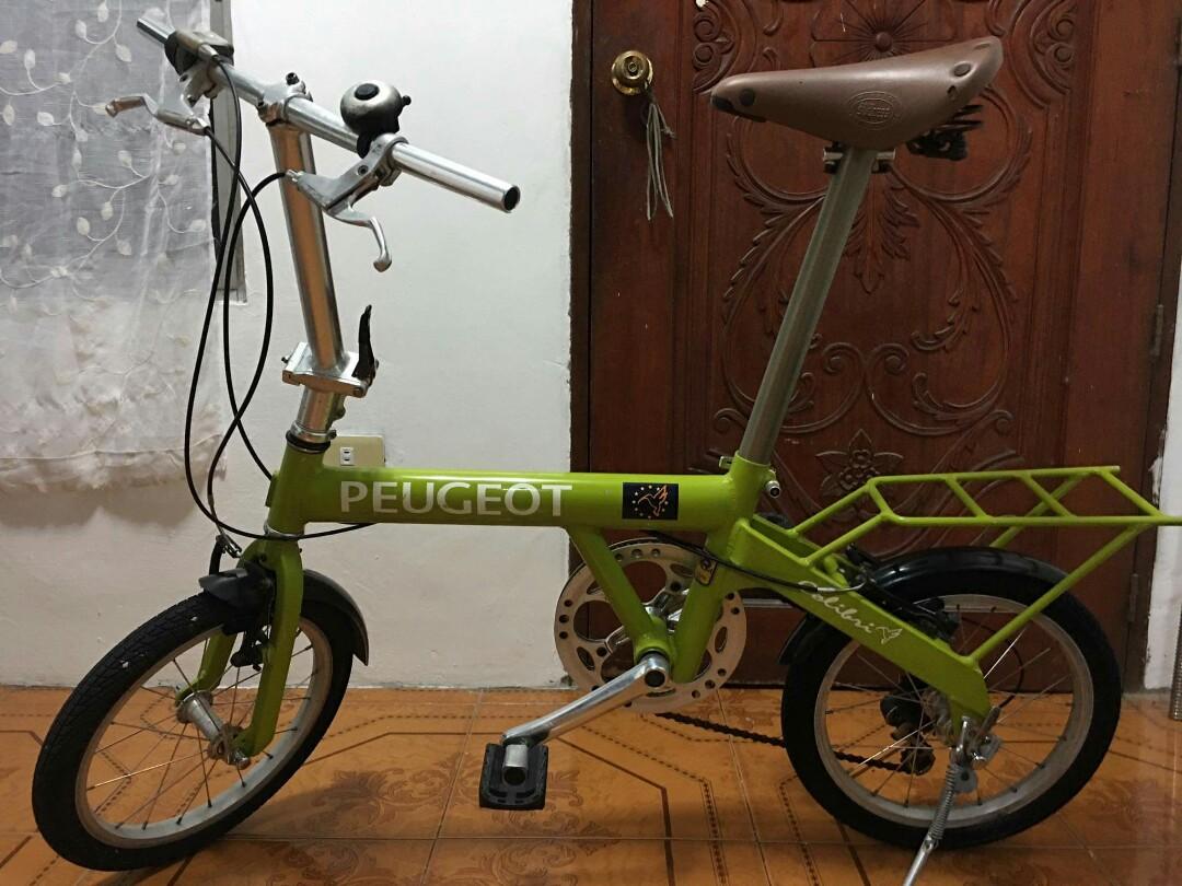 peugeot folding bike