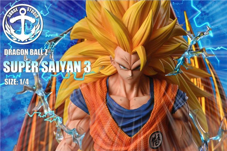 Super Saiyan 4 Son Goku Resin Bear Studio Statue Dragon Ball 31cm