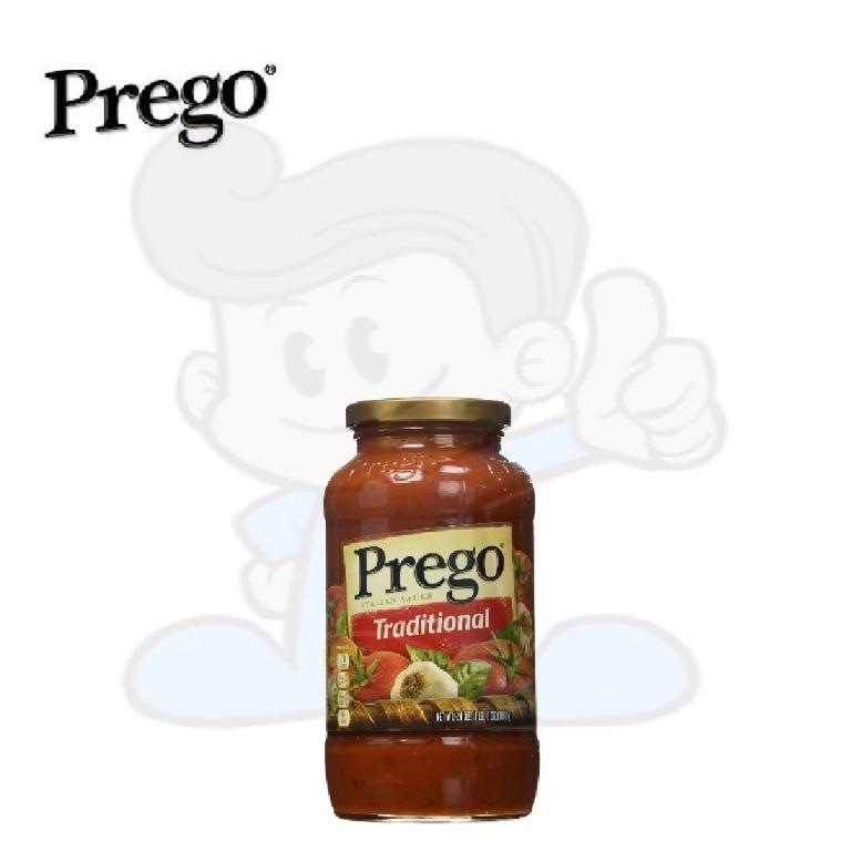 Prego Pasta Sauce Traditional Italian Tomato Sauce 24 Ounce Jar Food Drinks Packaged Instant Food On Carousell