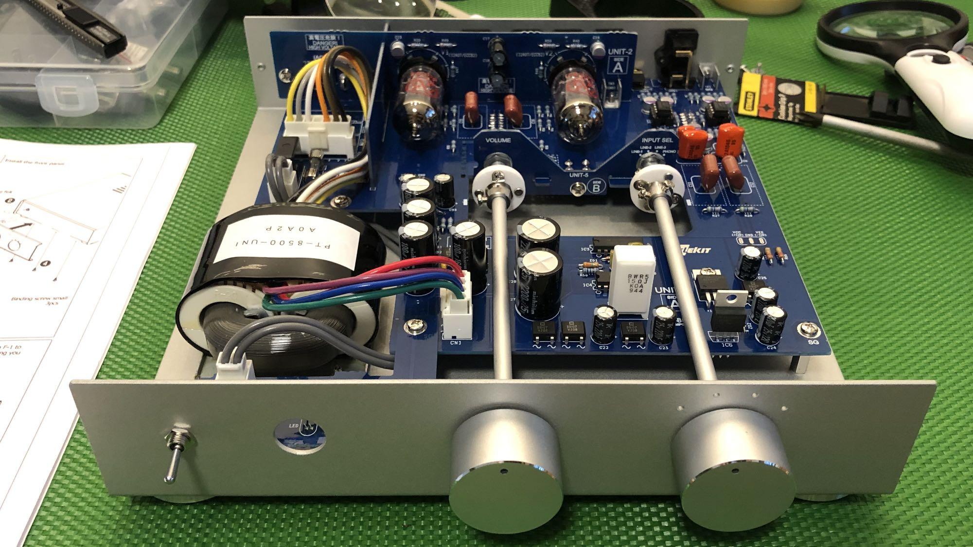 [FINAL PREORDER] Elekit TU8500 Tube Preamplifier (ECC82 / 12AU7) with