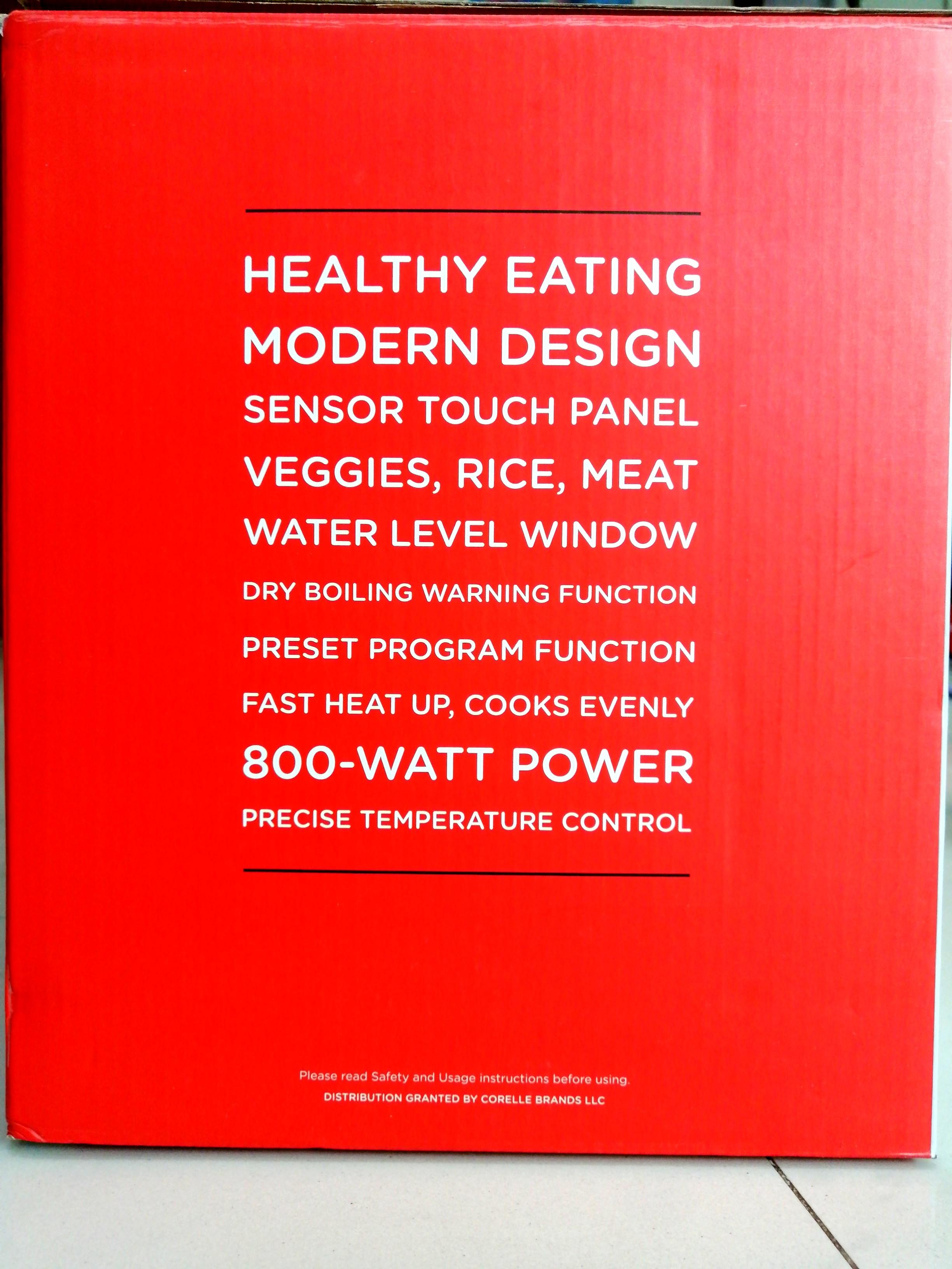 Pyrex 9L Digital Food Steamer, Furniture & Home Living, Kitchenware