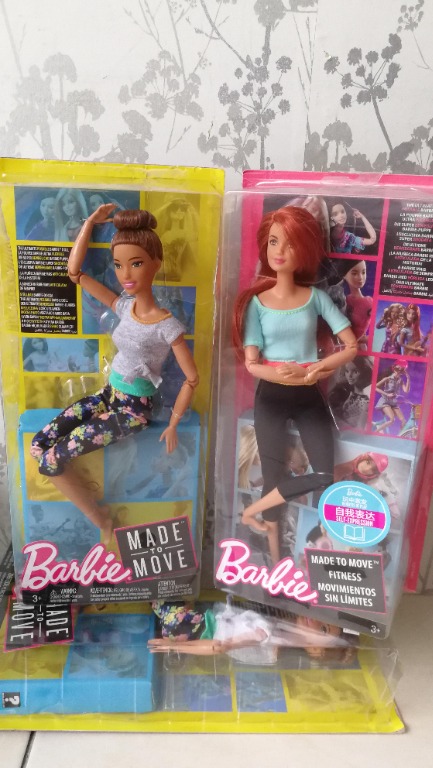 READY STOCK MATTEL BARBIE MADE TO MOVE DOLL EACH SOLD SAPARATELY