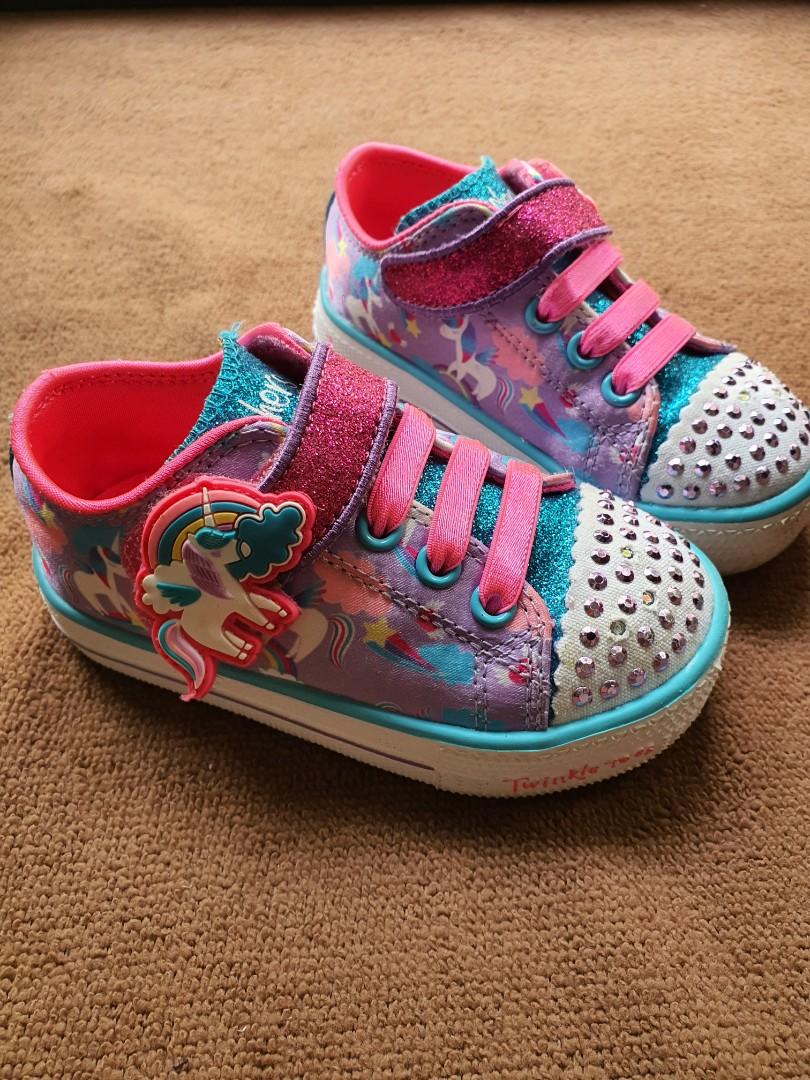 skechers unicorn light up shoes