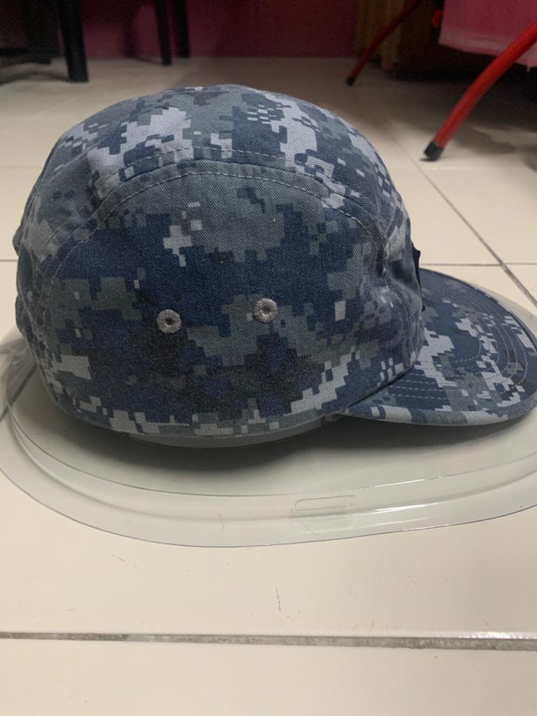 Supreme NYCO Twill Camp Cap Navy Digi Camo Fall/Winter 2017