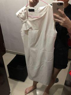 The Executive White Dress