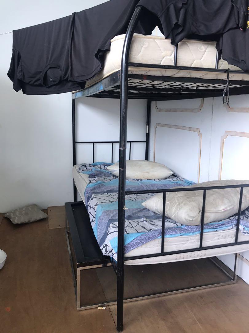 Used Bunk Beds 2 Sets To Let Go Furniture Others On Carousell