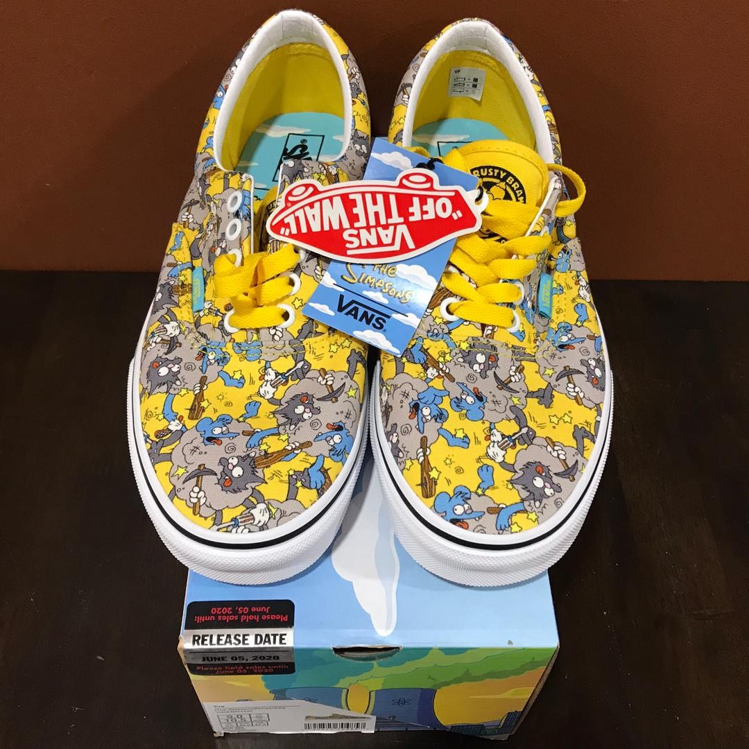 vans era the simpsons itchy & scratchy