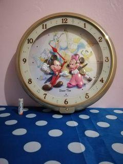 Vintage musical Disney wall clock