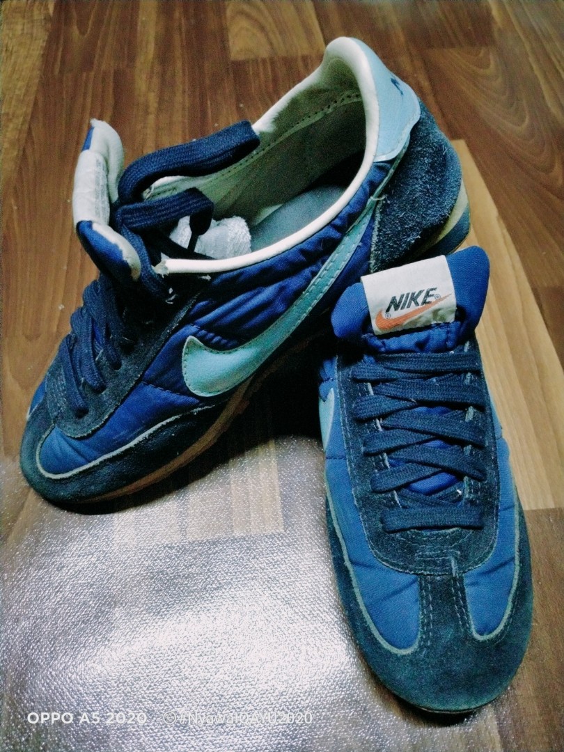 Vintage nike Road Runner 70s Orange tagging men s Rare item