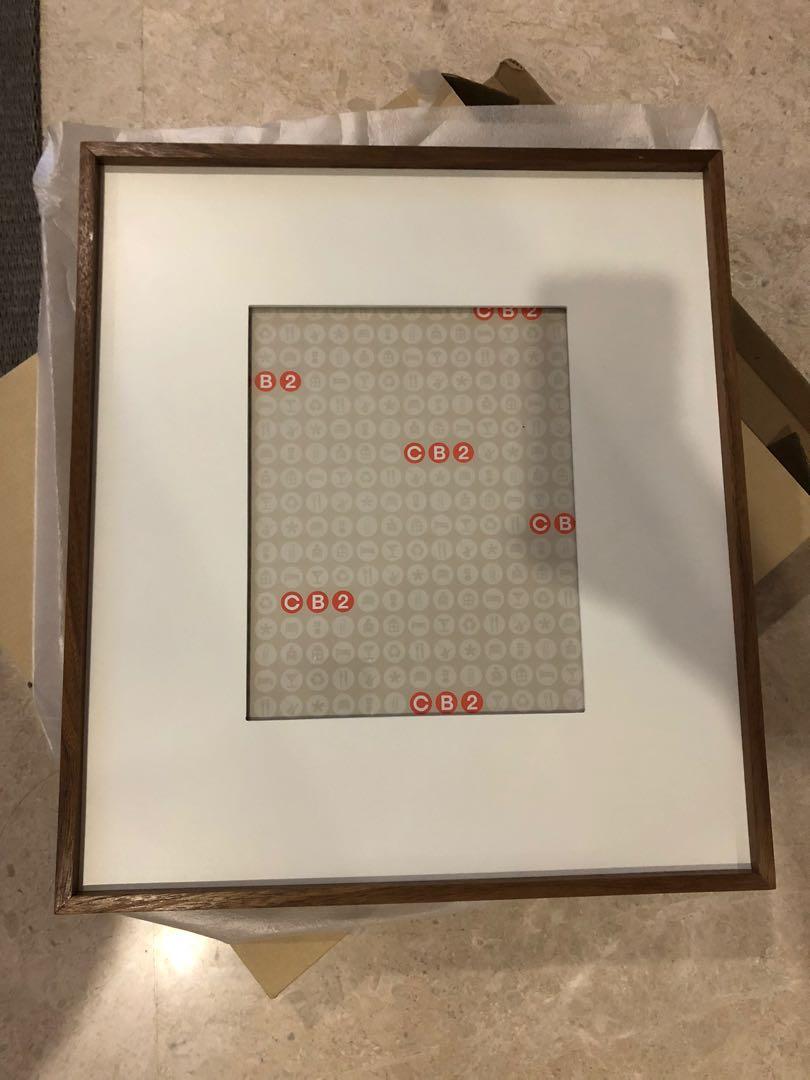 Walnut Box Frame Furniture Home Decor Others On Carousell