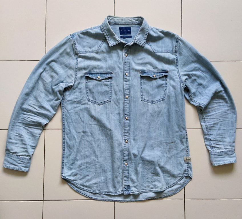 zara man jeans shirt