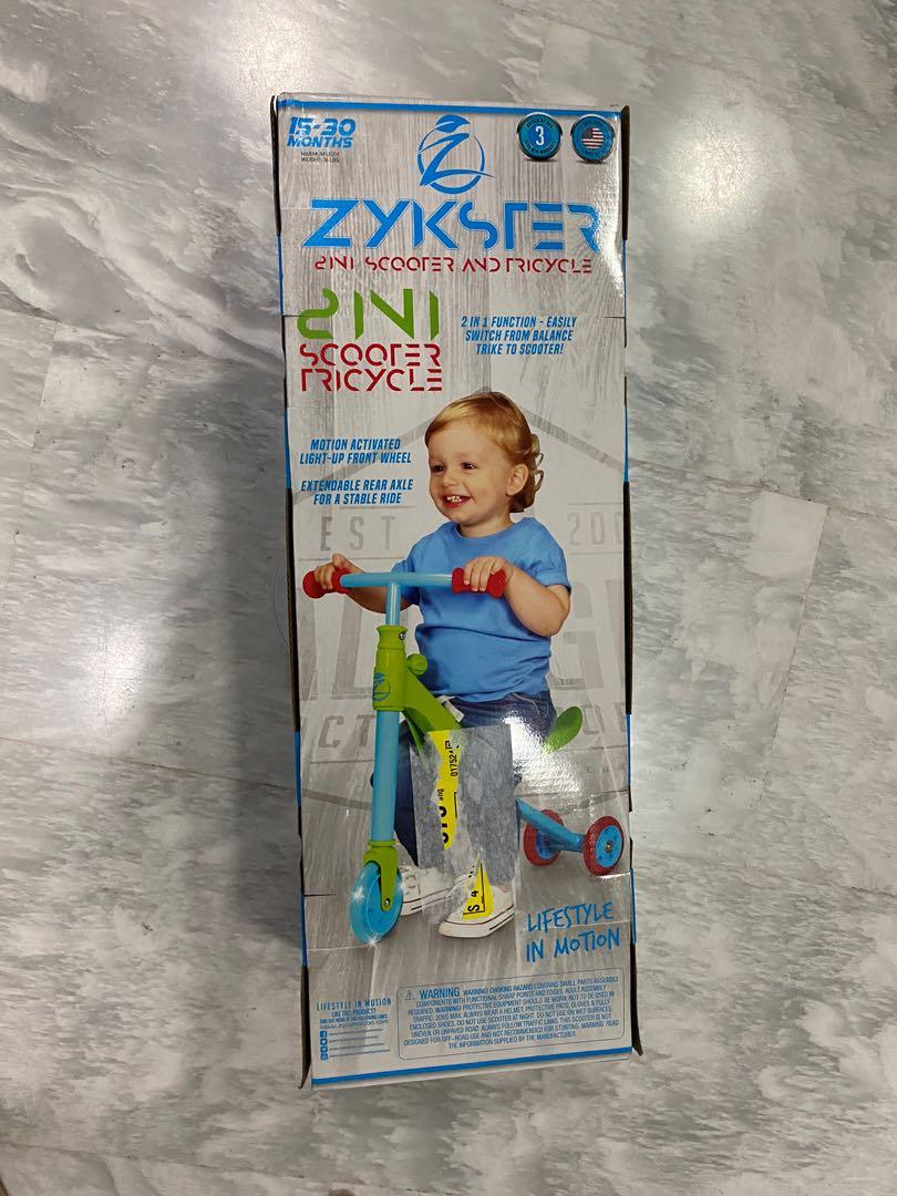 zykster 2 in 1 scooter