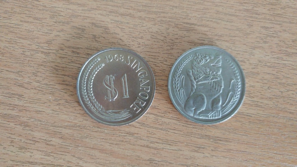 1968 Singapore $1 Coin - First Series (1967-1985), Hobbies & Toys ...