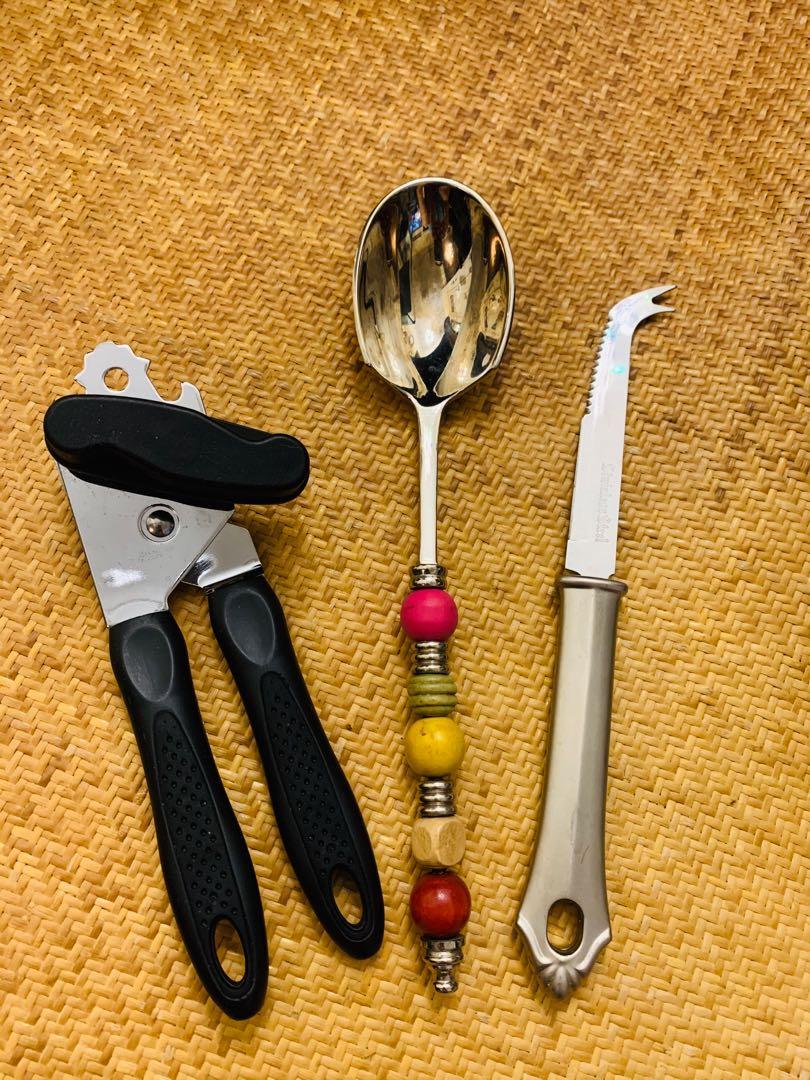 3件廚房用品 罐頭刀 芝士刀 大匙 Kitchen Stuff 3 Pcs 廚房用具 Carousell 3件廚房用品 罐頭刀 芝士刀 大匙 Kitchen Stuff 3 Pcs 廚房用具 Carousell