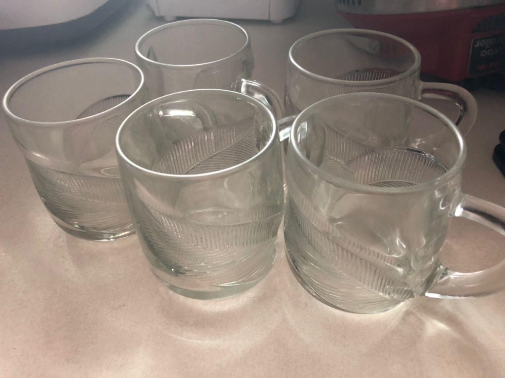 5 drinking glasses for sale, Furniture & Home Living, Kitchenware