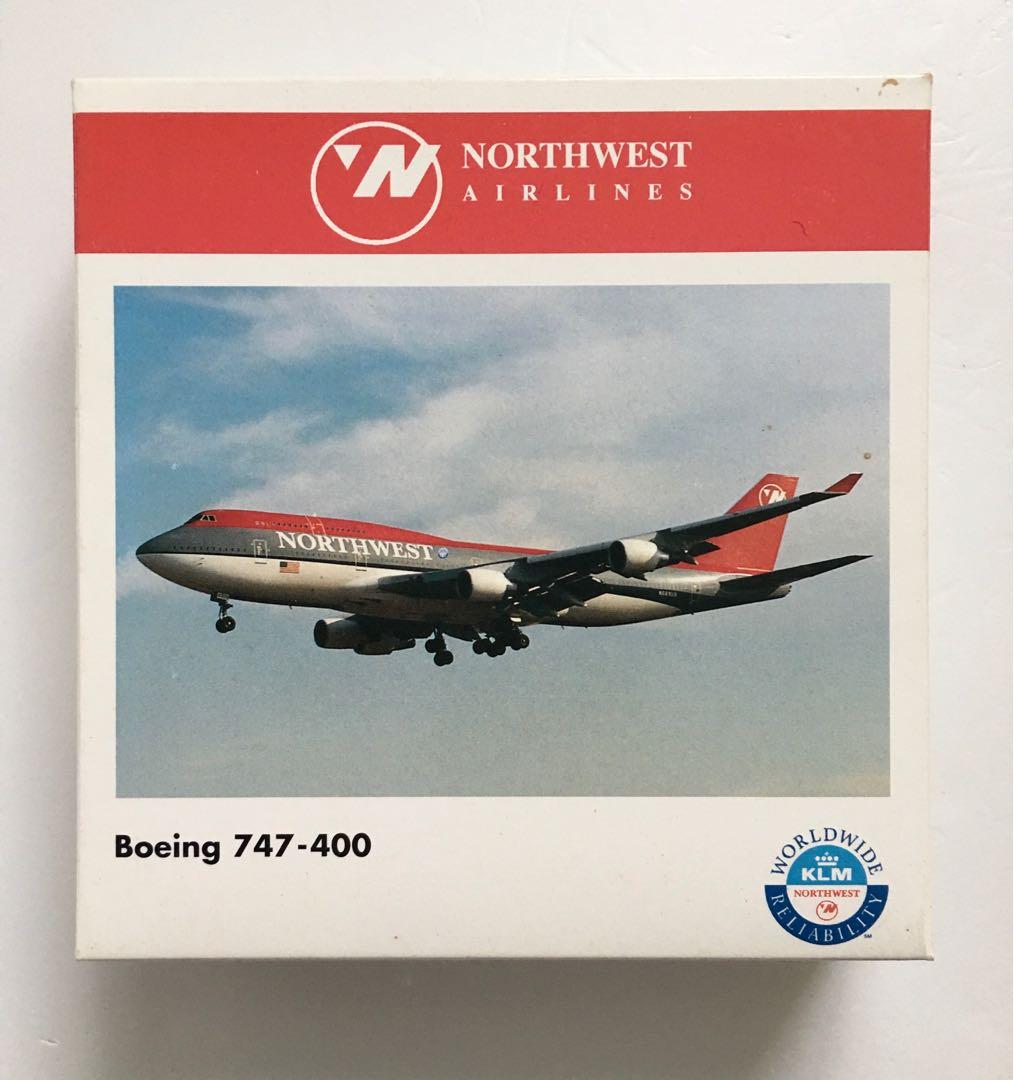 売り込み 1 500 ヘルパ NWA 747-400 Worldplane A10516