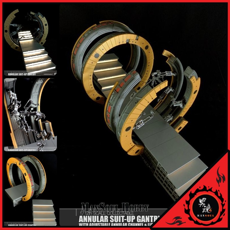 [預訂] 環形 拆甲台 可動 Iron man Figure PRESENT TOYS PTsp10 Hell Detective, 興趣及