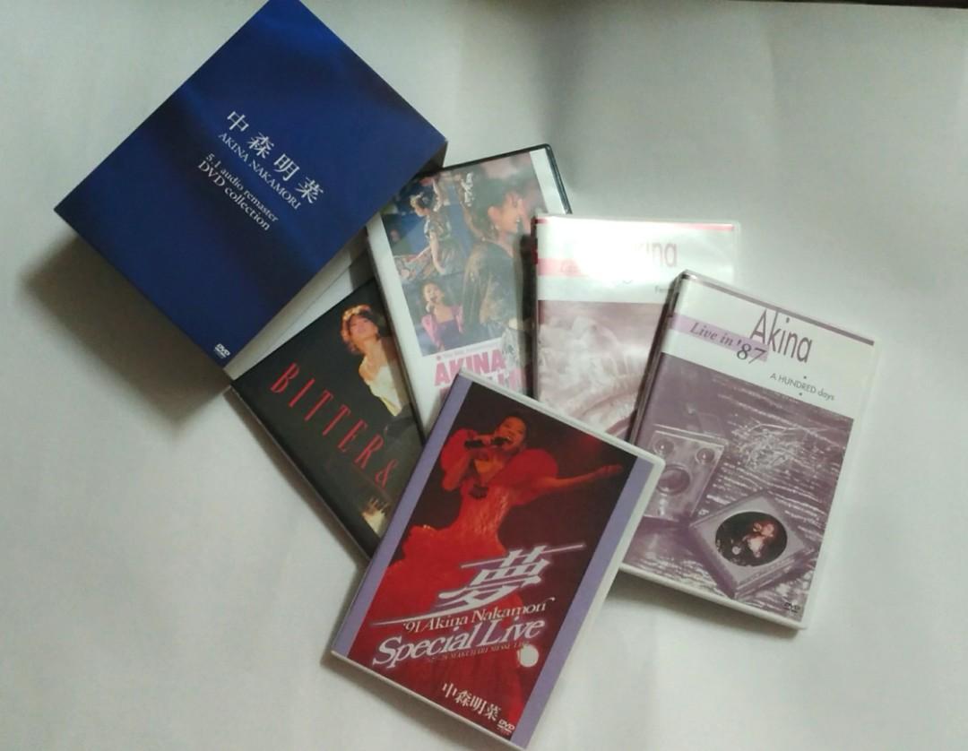 現貨中森明菜Akina Nakamori 5.1 audio remaster DVD collection(5DVD