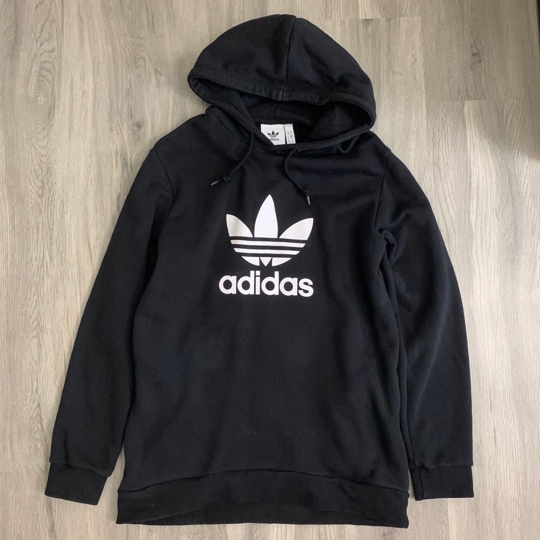 black and gray adidas hoodie
