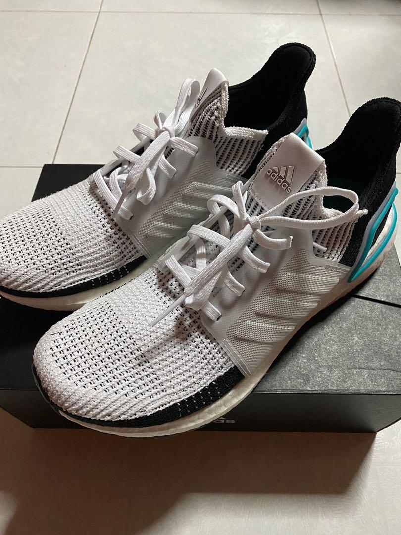 Adidas Ultra Boost 19 White Royal Men s Fashion Footwear